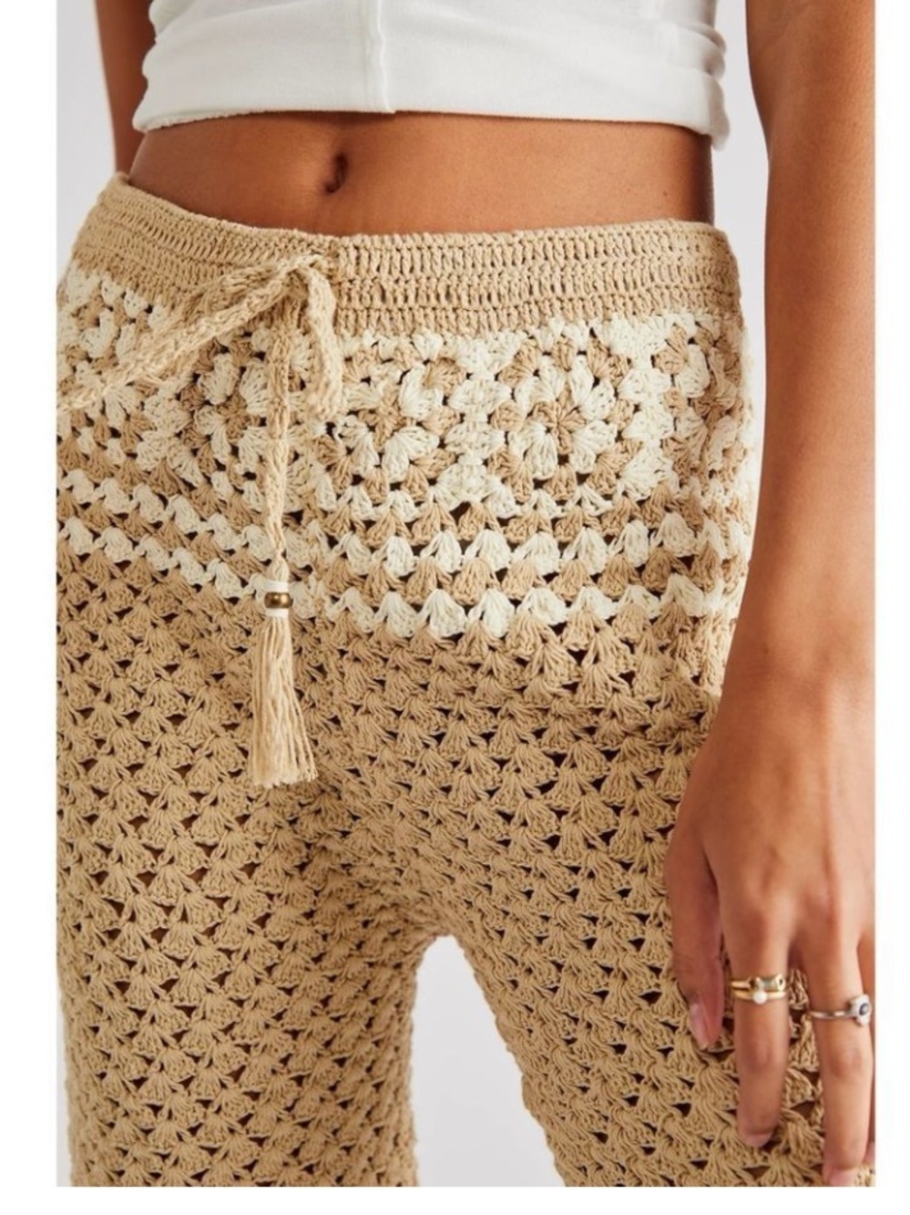 Free People X Flook crochet pants - Picture 10 of 10